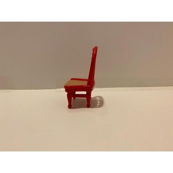 Fisher-Price Loving Family Red Dinner Table Chair For Dollhouse Playset - Picture 3 of 5